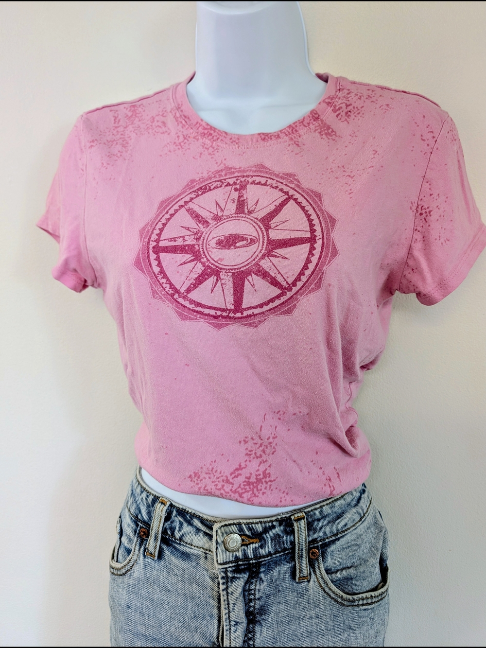 Oakley Y2K Pink Compass Woman's Tee